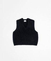 LAPIIS（ラピス）の「BRITISH FUR SHORT VEST（ニット/セーター）」