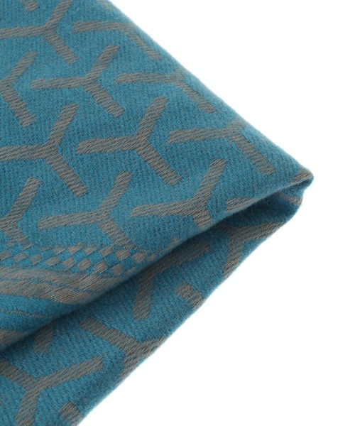 Green　Parks（グリーンパークス）の「・チドリガラストール（ストール/ショール・レディース・ブラック/アイボリー/ブルー/ベージュ・FREE）」の12枚目の写真