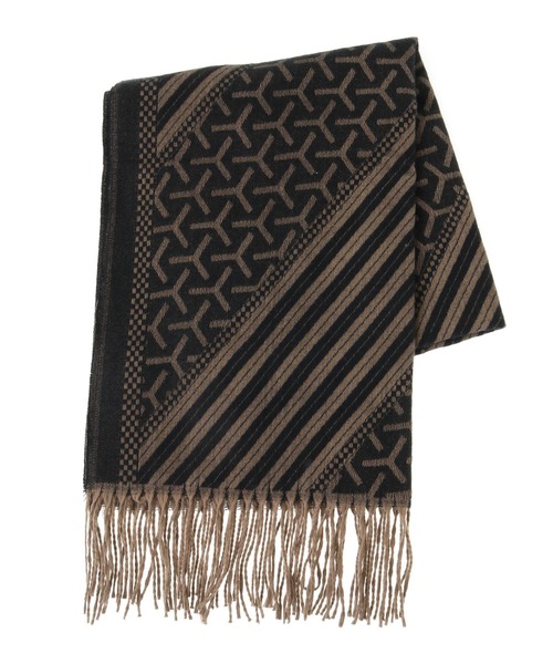 Green　Parks（グリーンパークス）の「・チドリガラストール（ストール/ショール・レディース・ブラック/アイボリー/ブルー/ベージュ・FREE）」の7枚目の写真