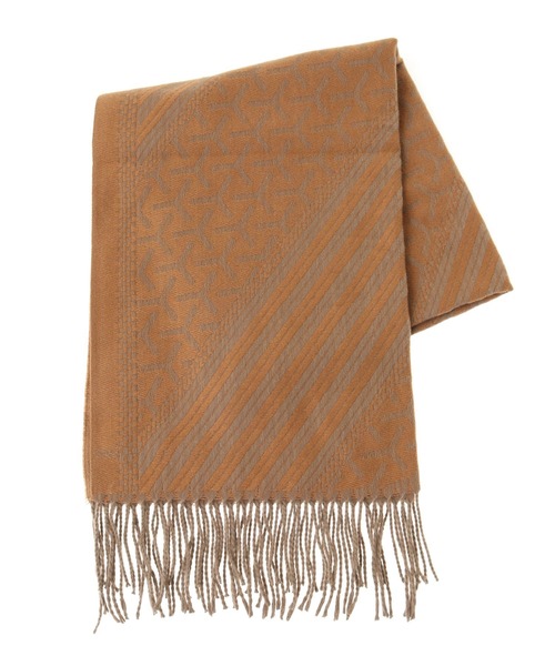 Green　Parks（グリーンパークス）の「・チドリガラストール（ストール/ショール・レディース・ブラック/アイボリー/ブルー/ベージュ・FREE）」の6枚目の写真