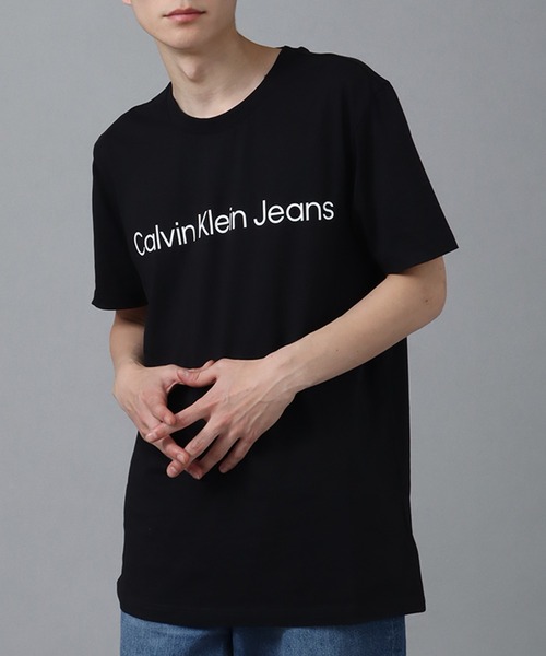   カルバンクライン 原宿店限定 Tシャツ 黒 XS セール】【Calvin Klein JEANS/カルバンクライン ジーンズ】コアイン