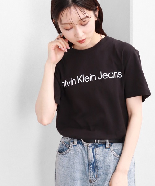 Calvin Klein(カルバン・クライン)の「【Calvin Klein JEANS/カルバンクライン ジーンズ】コアインスティトゥーショナル半袖Tシャツ(Tシャツ/カットソー・メンズ・ホワイト/ブラック・XL/L/M/S/XXL)」の22枚目の写真