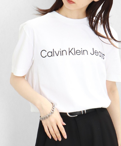 Calvin Klein(カルバン・クライン)の「【Calvin Klein JEANS/カルバンクライン ジーンズ】コアインスティトゥーショナル半袖Tシャツ(Tシャツ/カットソー・メンズ・ホワイト/ブラック・XL/L/M/S/XXL)」の17枚目の写真