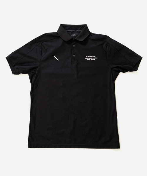 トップス SATURDAYS GOLF 22SS Tech Polo-Black/L SATURDAYS GOLF 22SS Tech Polo-Black/L - メルカリ