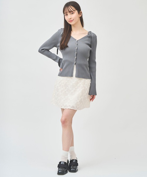 セール】フラワーチュールミニスカート（スカート）｜31 Sons de mode