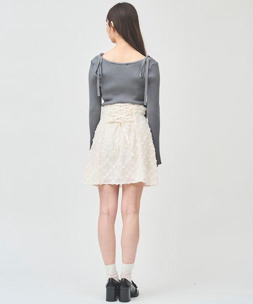 セール】フラワーチュールミニスカート（スカート）｜31 Sons de mode