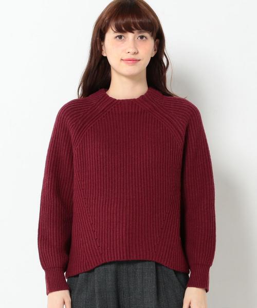 Another Edition(アナザーエディション)の「畦バックスリットプルオーバー/AEBC W/Nアゼ BACK スリット PO(ニット/セーター・レディース・オフホワイト/ブラック/グレー/ワインレッド・フリー)」の10枚目の写真