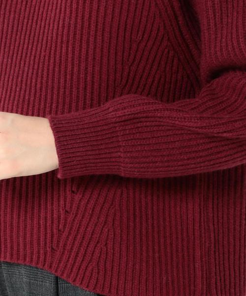 Another Edition(アナザーエディション)の「畦バックスリットプルオーバー/AEBC W/Nアゼ BACK スリット PO(ニット/セーター・レディース・オフホワイト/ブラック/グレー/ワインレッド・フリー)」の13枚目の写真
