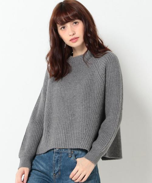 Another Edition(アナザーエディション)の「畦バックスリットプルオーバー/AEBC W/Nアゼ BACK スリット PO(ニット/セーター・レディース・オフホワイト/ブラック/グレー/ワインレッド・フリー)」の15枚目の写真