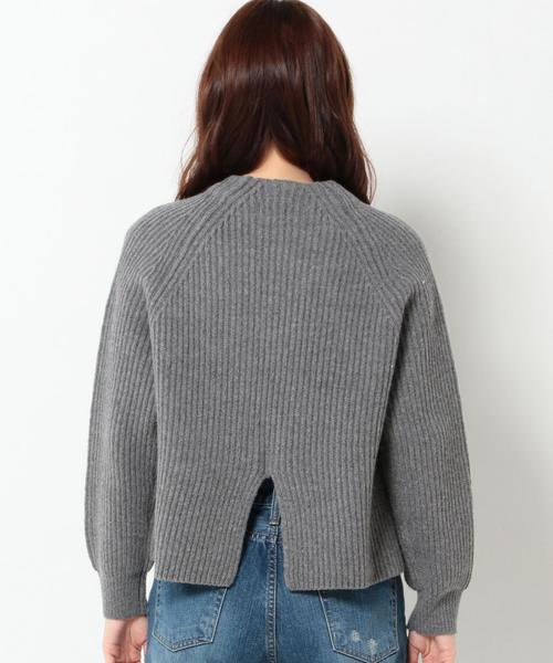 Another Edition(アナザーエディション)の「畦バックスリットプルオーバー/AEBC W/Nアゼ BACK スリット PO(ニット/セーター・レディース・オフホワイト/ブラック/グレー/ワインレッド・フリー)」の16枚目の写真