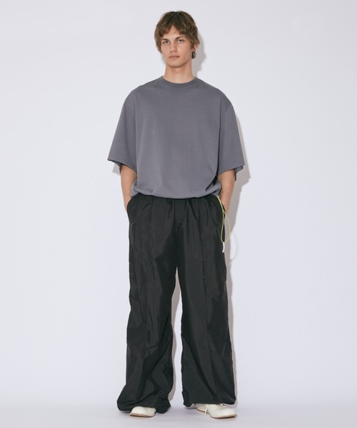 beautiful people(ビューティフルピープル)の「cotton nylon taffeta wide pants(その他パンツ・レディース・ライトピンク/ブラック・38/36)」の10枚目の写真