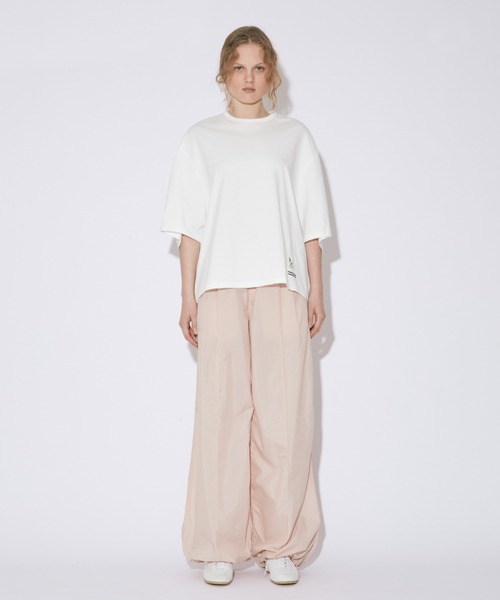 beautiful people(ビューティフルピープル)の「cotton nylon taffeta wide pants(その他パンツ・レディース・ライトピンク/ブラック・38/36)」の13枚目の写真
