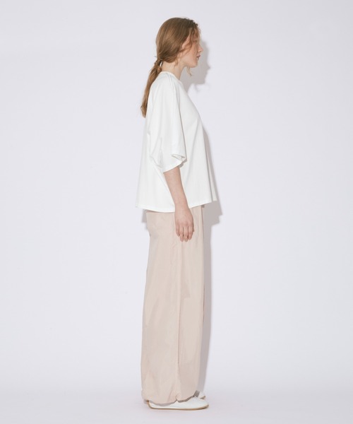 beautiful people(ビューティフルピープル)の「cotton nylon taffeta wide pants(その他パンツ・レディース・ライトピンク/ブラック・38/36)」の14枚目の写真