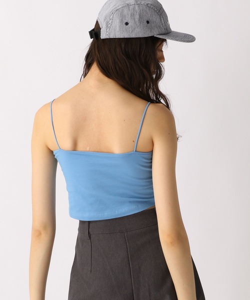 FOREVER 21（フォーエバー トゥエンティーワン）の「【2025SS】カップ付きクロップドキャミ（キャミソール・レディース・オフホワイト/ブルー/ブラック/ブラウン・SMALL/MEDIUM/LARGE）」の11枚目の写真