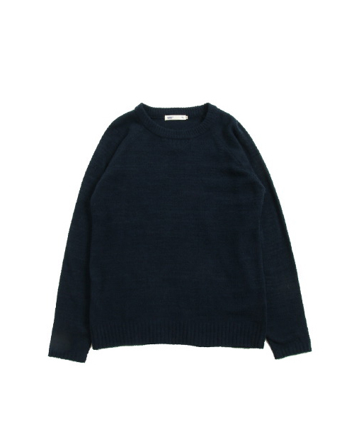 SEVENDAYS=SUNDAY（セブンデイズサンデイ）の「配色プルオーバー（ニット/セーター・メンズ・ネイビー/カーキ/オフホワイト/チャコールグレー・SMALL/LARGE/MEDIUM）」の4枚目の写真