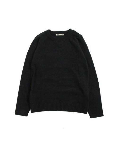 SEVENDAYS=SUNDAY（セブンデイズサンデイ）の「配色プルオーバー（ニット/セーター・メンズ・ネイビー/カーキ/オフホワイト/チャコールグレー・SMALL/LARGE/MEDIUM）」の2枚目の写真