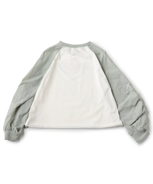 algy（アルジー）の「ギャザースリーブラグランロンT（Tシャツ/カットソー・キッズ・ミント/ピンク/ブラック・XX-SMALL/X-SMALL/MEDIUM/SMALL）」の14枚目の写真