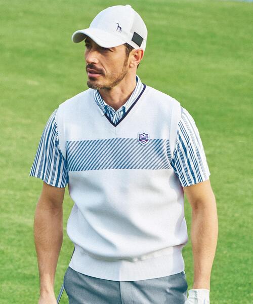 【新品】adabat　ウォッシャブルニットベスト　L セール】ウォッシャブルニットベスト（ベスト）｜adabat