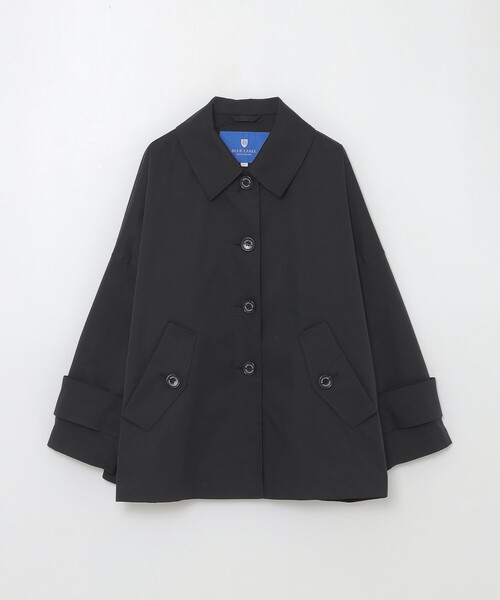BLUE LABEL CRESTBRIDGE（ブルーレーベルクレストブリッジ）の「ストレッチツイルAラインコート（ステンカラーコート・レディース・ベージュ/レッド/ダークネイビー・38）」の15枚目の写真