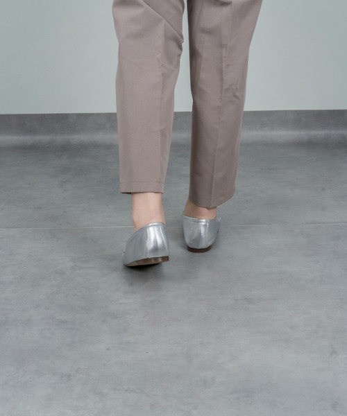 CORSO ROMA，9（コルソローマ）の「【CORSO ROMA,9/コルソローマ9】レザー　コイン ローファー（ローファー・レディース・ブラック/シルバー/ホワイト・37/39/38/36）」の11枚目の写真