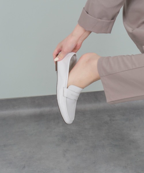 CORSO ROMA，9（コルソローマ）の「【CORSO ROMA,9/コルソローマ9】レザー　コイン ローファー（ローファー・レディース・ブラック/シルバー/ホワイト・37/39/38/36）」の21枚目の写真