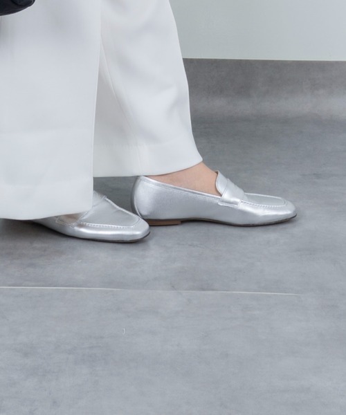 CORSO ROMA，9（コルソローマ）の「【CORSO ROMA,9/コルソローマ9】レザー　コイン ローファー（ローファー・レディース・ブラック/シルバー/ホワイト・37/39/38/36）」の12枚目の写真