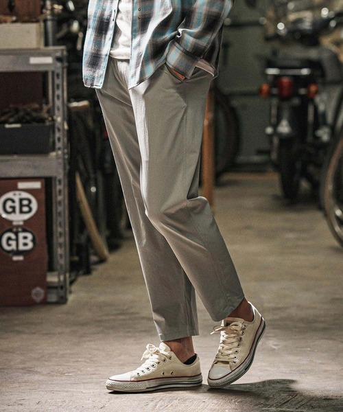 wjk reluxe(ダブルジェーケーリラックス)の「mp13268-cool stretch easy pants イージーパンツ(その他パンツ・メンズ・ネイビー/ブラック/グレー系その他・S/M/L)」の2枚目の写真