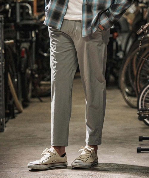 wjk reluxe(ダブルジェーケーリラックス)の「mp13268-cool stretch easy pants イージーパンツ(その他パンツ・メンズ・ネイビー/ブラック/グレー系その他・S/M/L)」の4枚目の写真