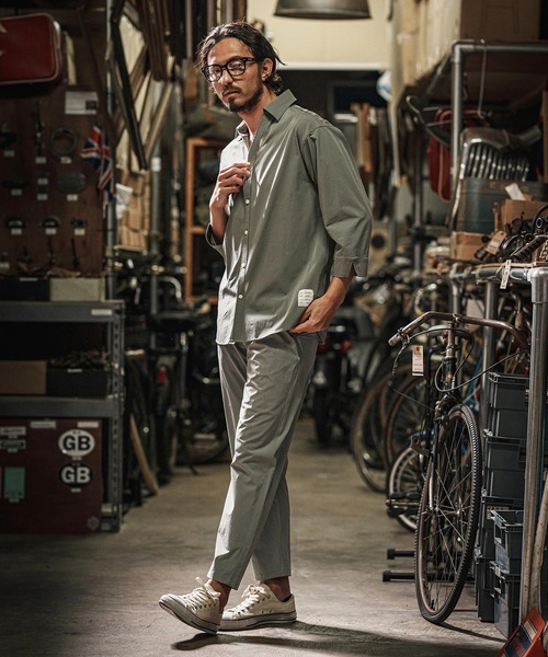 wjk reluxe(ダブルジェーケーリラックス)の「mp13268-cool stretch easy pants イージーパンツ(その他パンツ・メンズ・ネイビー/ブラック/グレー系その他・S/M/L)」の9枚目の写真