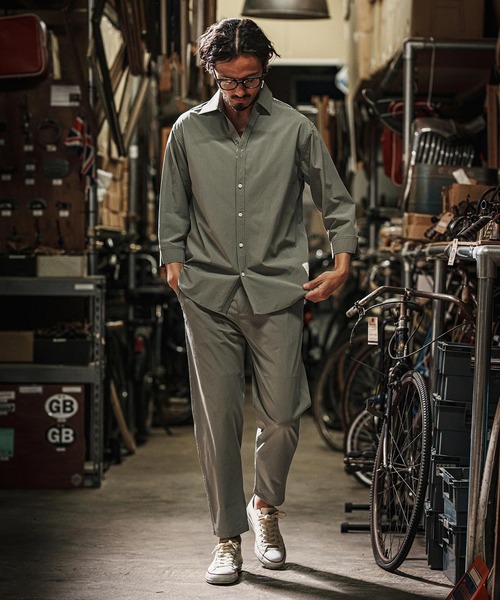 wjk reluxe(ダブルジェーケーリラックス)の「mp13268-cool stretch easy pants イージーパンツ(その他パンツ・メンズ・ネイビー/ブラック/グレー系その他・S/M/L)」の10枚目の写真