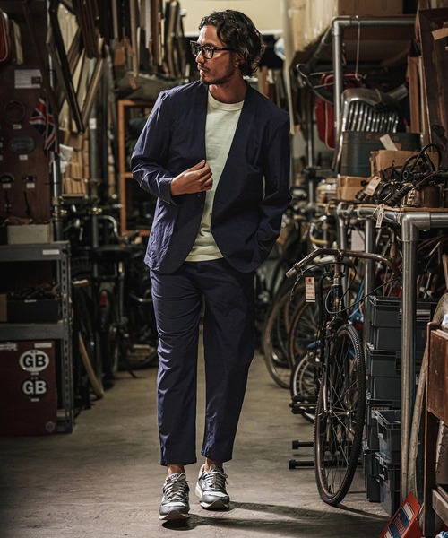 wjk reluxe(ダブルジェーケーリラックス)の「mp13268-cool stretch easy pants イージーパンツ(その他パンツ・メンズ・ネイビー/ブラック/グレー系その他・S/M/L)」の16枚目の写真