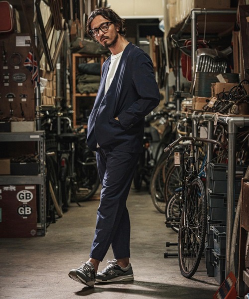 wjk reluxe(ダブルジェーケーリラックス)の「mp13268-cool stretch easy pants イージーパンツ(その他パンツ・メンズ・ネイビー/ブラック/グレー系その他・S/M/L)」の17枚目の写真