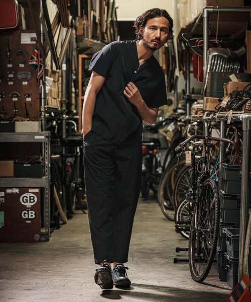wjk reluxe(ダブルジェーケーリラックス)の「mp13268-cool stretch easy pants イージーパンツ(その他パンツ・メンズ・ネイビー/ブラック/グレー系その他・S/M/L)」の22枚目の写真
