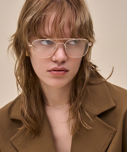 AKTE(アクテ)の「ユッカグラス(メガネ・レディース・シルバー/ゴールド・FREE)」の2枚目の写真