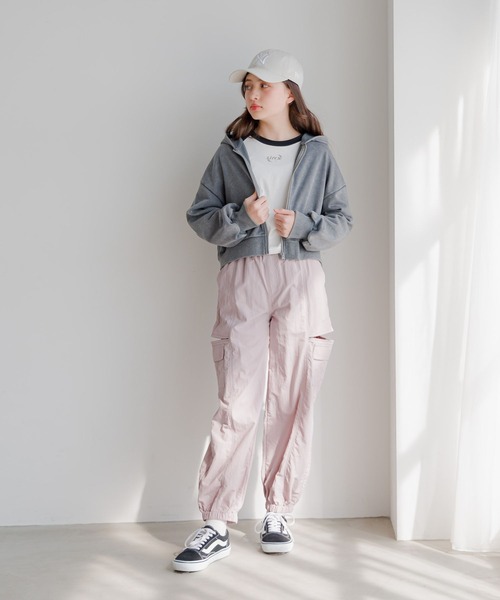 GLOBAL WORK（グローバルワーク）の「ピグメント裏毛ZIPパーカー