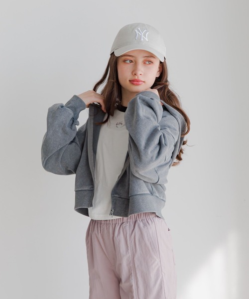 GLOBAL WORK(グローバルワーク)の「ピグメント裏毛ZIPパーカー/292267(パーカー・キッズ・パープル/グレー系8/グレー系9・140cm/130cm/160cm/150cm)」の8枚目の写真