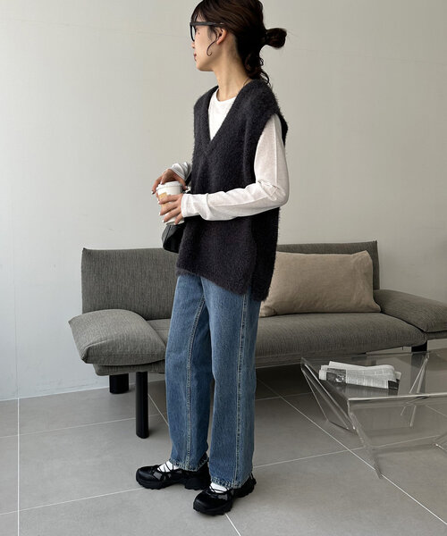 DISCOAT（ディスコート）の「レースアップバレエスニーカー（スニーカー・レディース・ブラック/シルバー・MEDIUM/LARGE）」の13枚目の写真