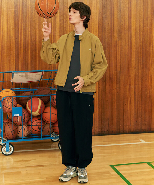 GYMPHLEX（ジムフレックス）の「Gymphlex | ポリエステルダブルクロス　イージーパンツ MEN（その他パンツ・メンズ・ブラック/チャコール・L/M）」の3枚目の写真