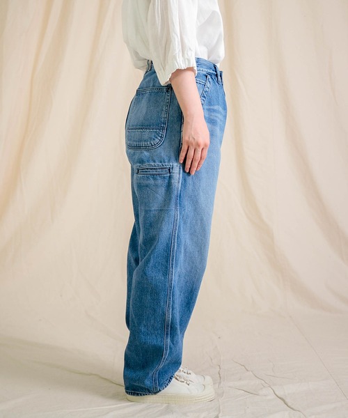 Brocante / ブロカント] リングムラデニム パントルパンツ