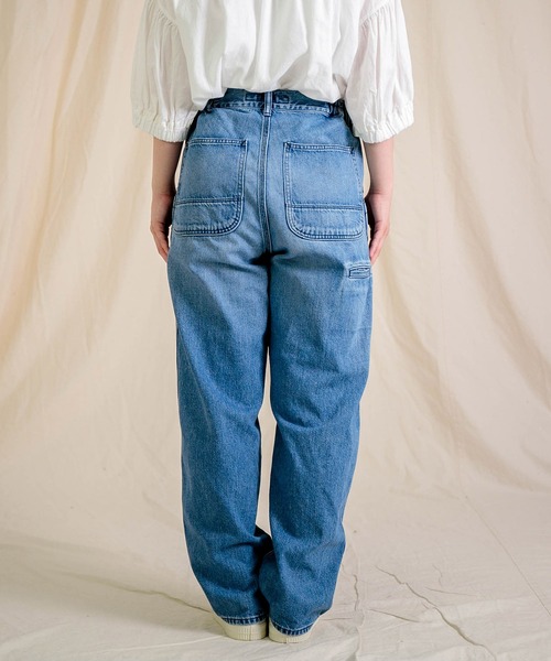 美品 ブロカントBrocante ムラ糸10ozデニム グランエペパンツ 2 Brocante / ブロカント] リングムラデニム パントルパンツ