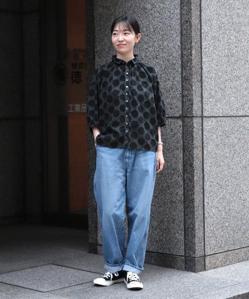 美品 ブロカントBrocante ムラ糸10ozデニム グランエペパンツ 2 gogaku Tenjin | Brocante ムラ糸10ozデニム グランエペパンツ