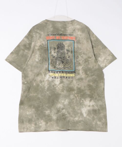 チャイハネ（チャイハネ）の「【チャイハネ】Amina×grn フマダイメンズTシャツ（Tシャツ/カットソー・メンズ・マルチ/カーキ・XL/L）」の2枚目の写真