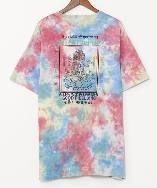 チャイハネ（チャイハネ）の「【チャイハネ】Amina×grn フマダイメンズTシャツ（Tシャツ/カットソー・メンズ・マルチ/カーキ・XL/L）」の12枚目の写真