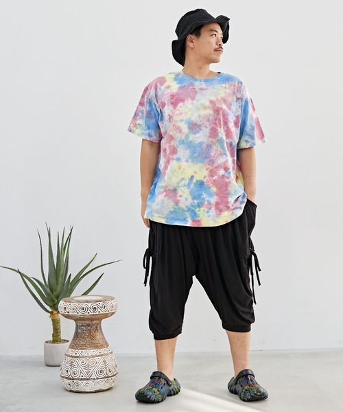 チャイハネ（チャイハネ）の「【チャイハネ】Amina×grn フマダイメンズTシャツ（Tシャツ/カットソー・メンズ・マルチ/カーキ・XL/L）」の14枚目の写真