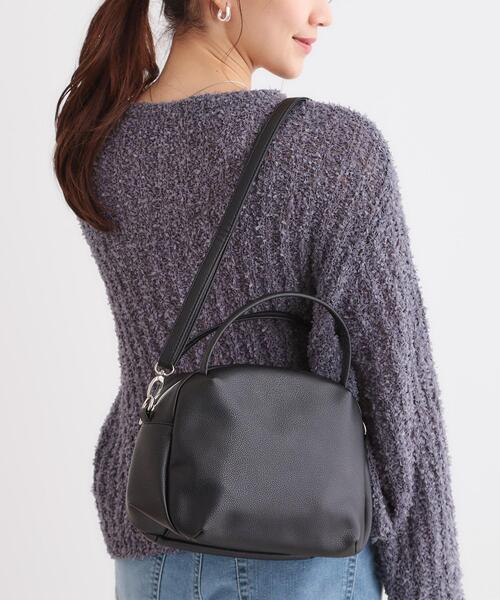 SHOO・LA・RUE(シューラルー)の「◆2WAYボックスショルダーバッグ(ショルダーバッグ・レディース・アイボリー/ブラック/イエロー系その他・00)」の2枚目の写真