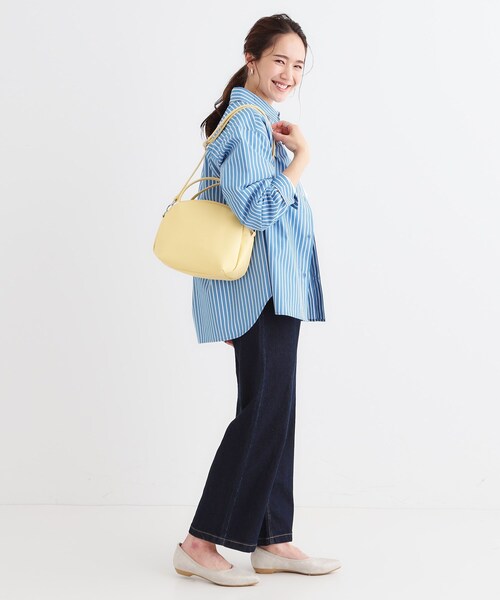 SHOO・LA・RUE(シューラルー)の「◆2WAYボックスショルダーバッグ(ショルダーバッグ・レディース・アイボリー/ブラック/イエロー系その他・00)」の5枚目の写真