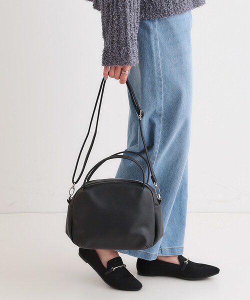 SHOO・LA・RUE(シューラルー)の「◆2WAYボックスショルダーバッグ(ショルダーバッグ・レディース・アイボリー/ブラック/イエロー系その他・00)」の7枚目の写真
