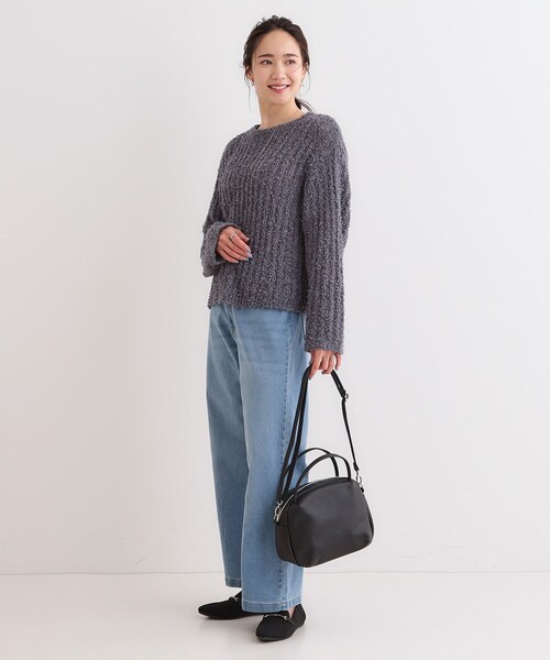 SHOO・LA・RUE(シューラルー)の「◆2WAYボックスショルダーバッグ(ショルダーバッグ・レディース・アイボリー/ブラック/イエロー系その他・00)」の8枚目の写真