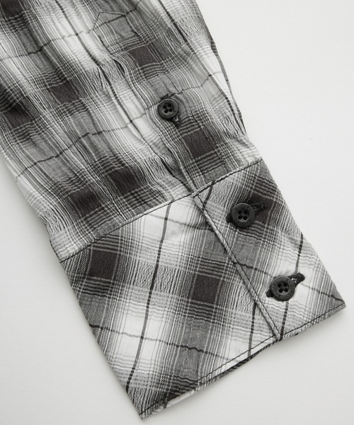 ブラウス シャツ SHIRRED PLAID SHIRT レディース SHIRRED PLAID SHIRT（シャツ/ブラウス）｜X-girl（エックス