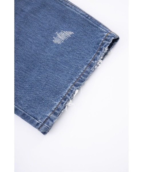WOKE EDGE（ウォークエッジ）の「デニムパンツ｜Patchwork Denim｜WOKE EDGE（デニムパンツ・メンズ・ブルー・M/L/XL）」の9枚目の写真